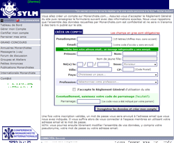 Créer mon compte SYLM